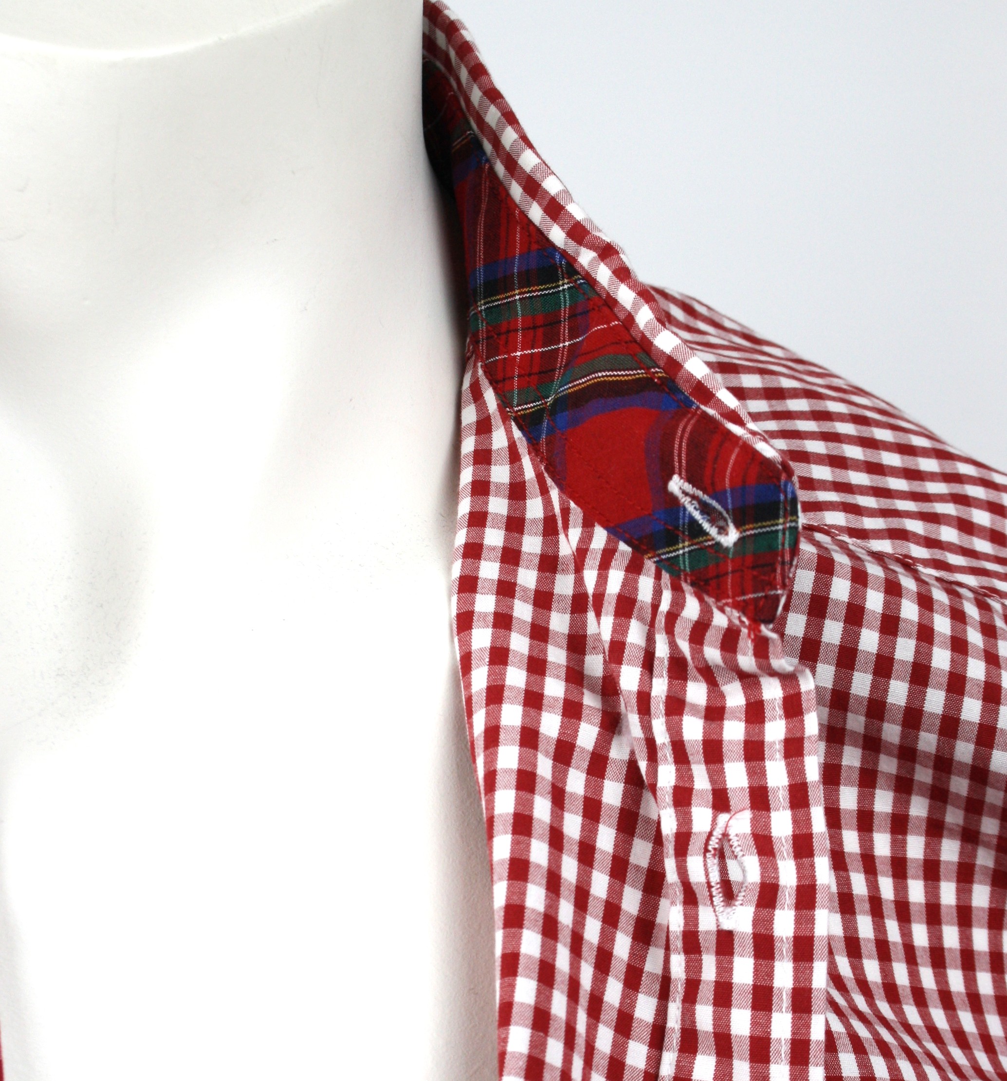 Merc Hemd Red/White Checkered Größe S Slimfit *NEUWERTIG*