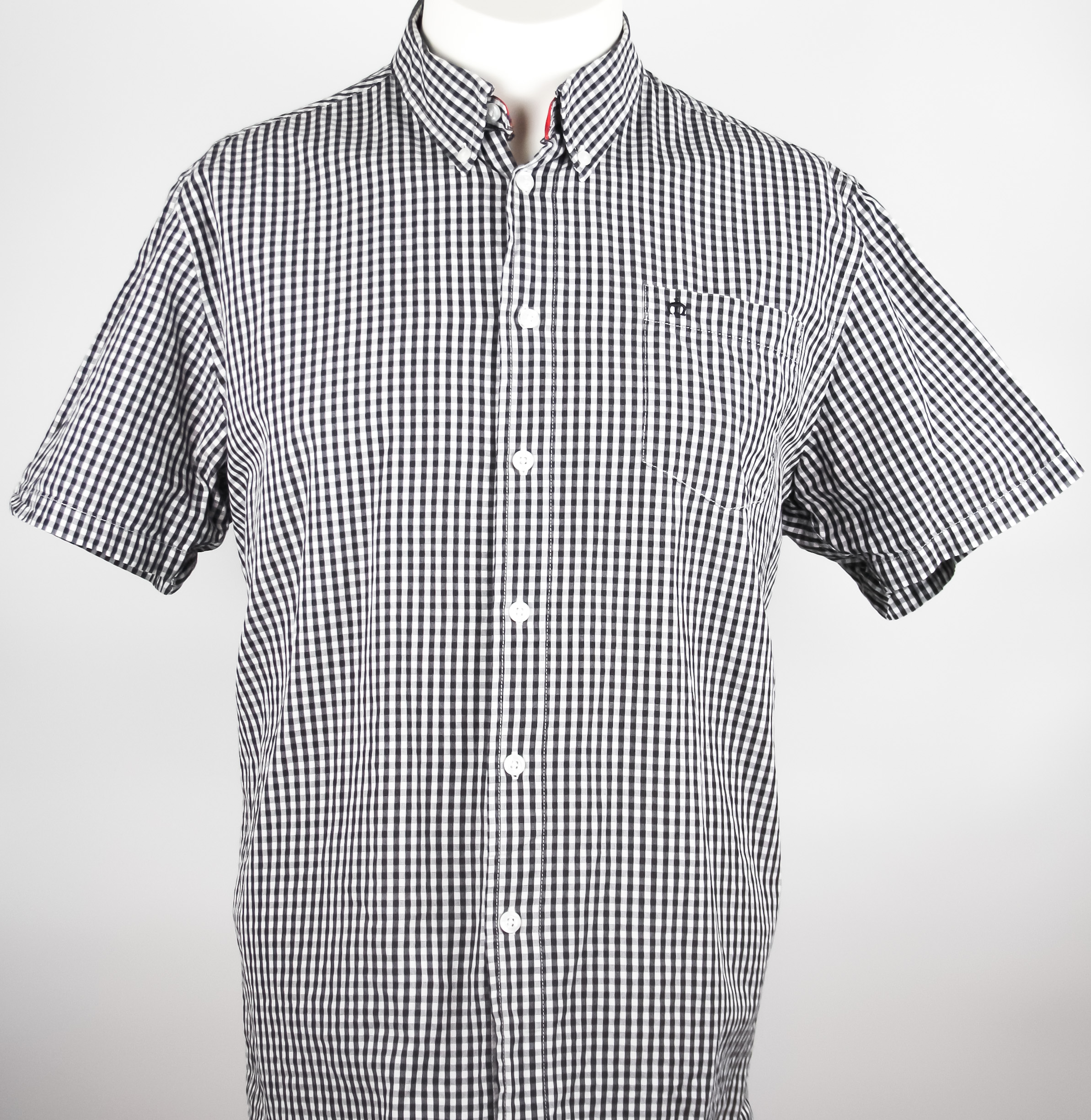 Merc Hemd Black/White Checkered Größe S Slimfit *NEUWERTIG*