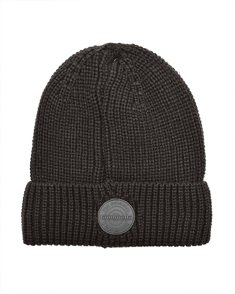 Lambretta Fleece Lined Beanie Black