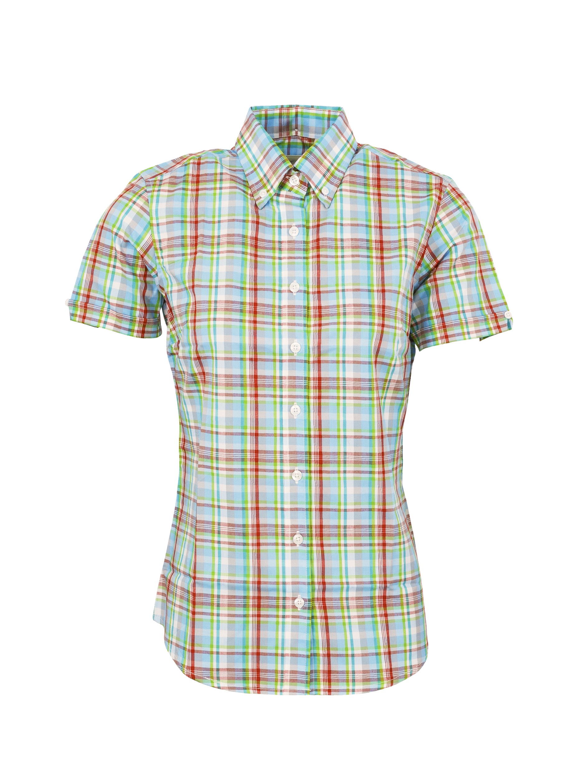 Relco London LSS 58 Ladies' Shirt Multi/Turquoise