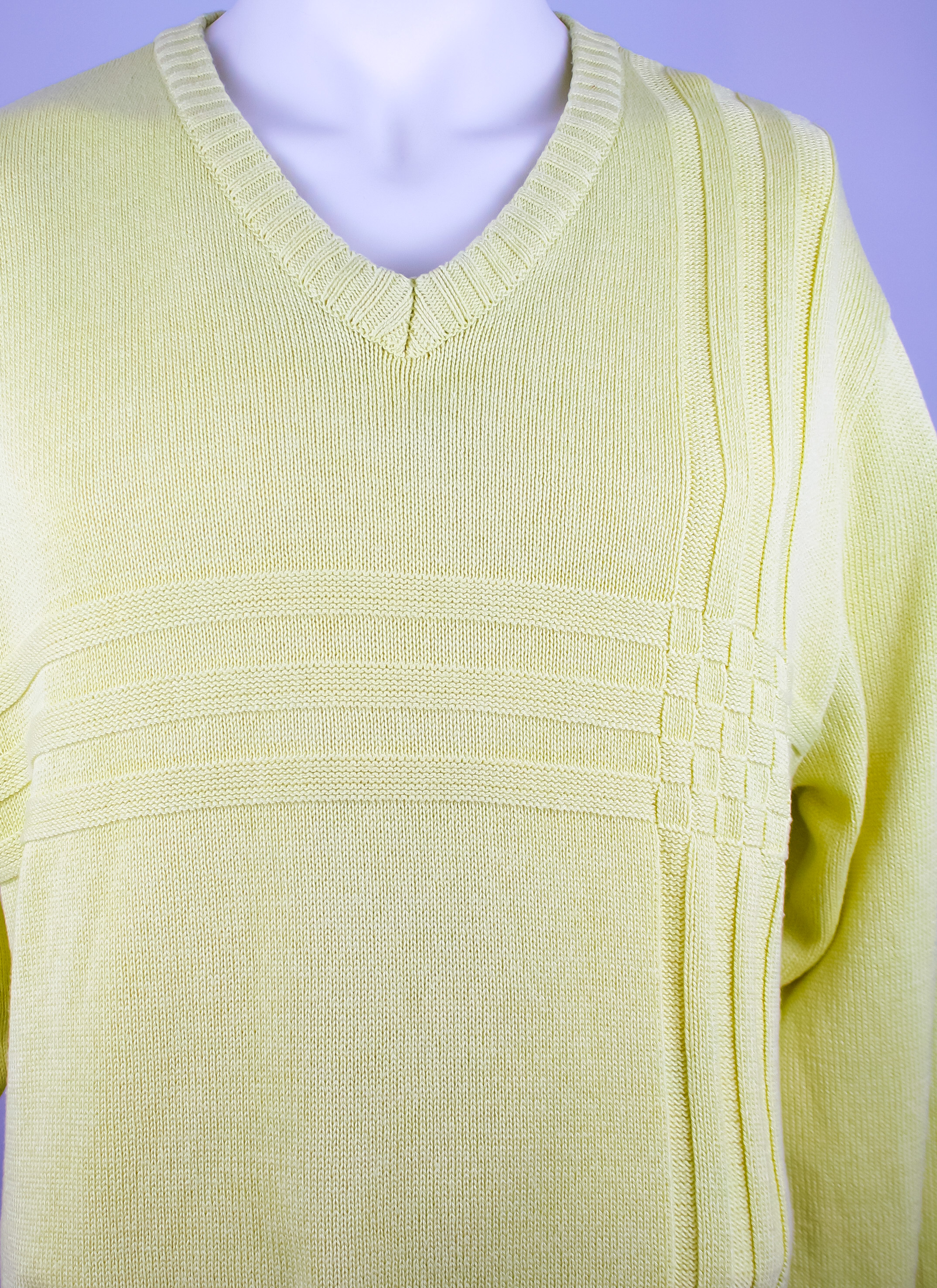 Roger Kent Pullover Light Yellow Größe XXL