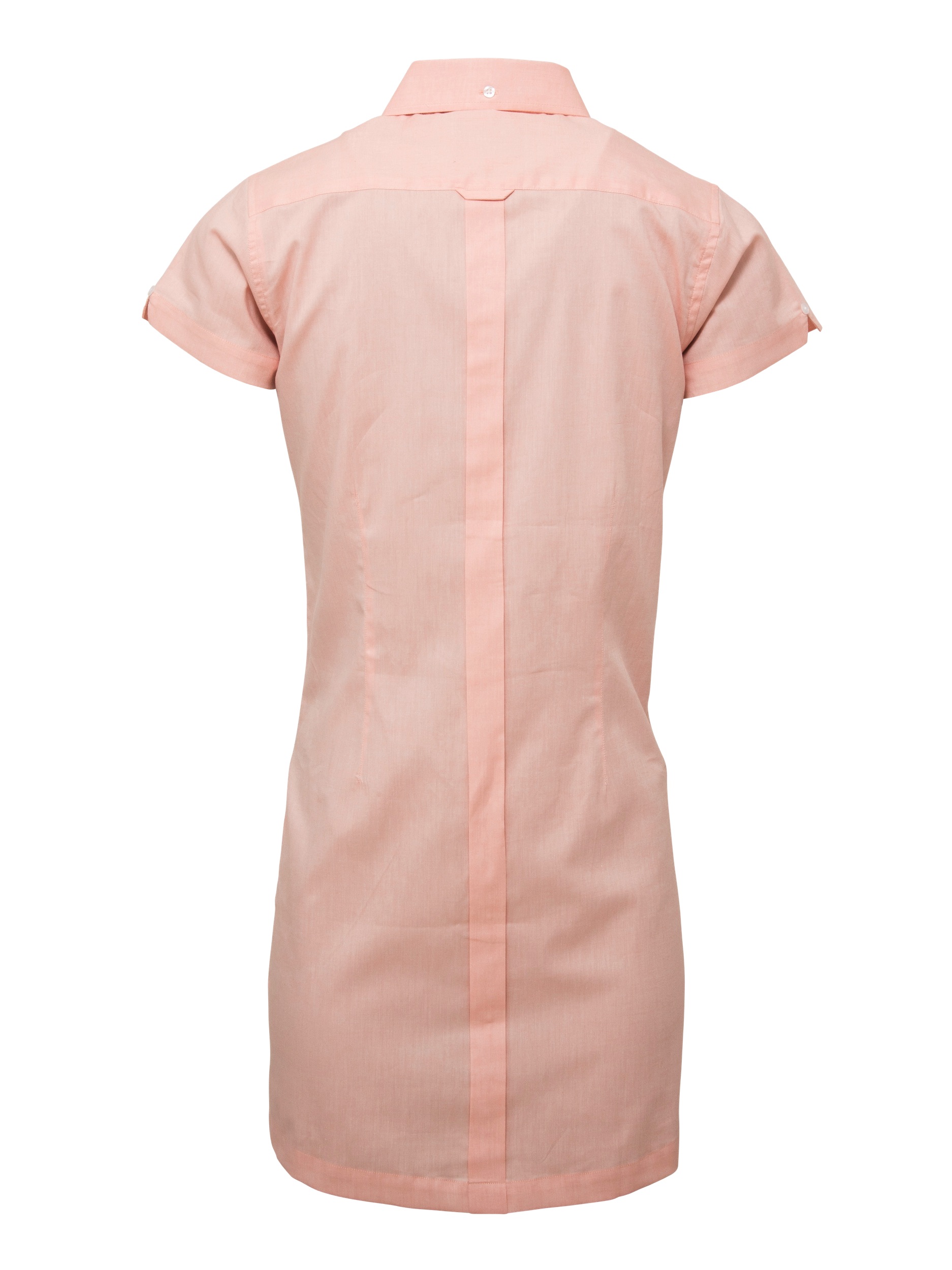 Relco London Classic Women's Oxford Dress Peach