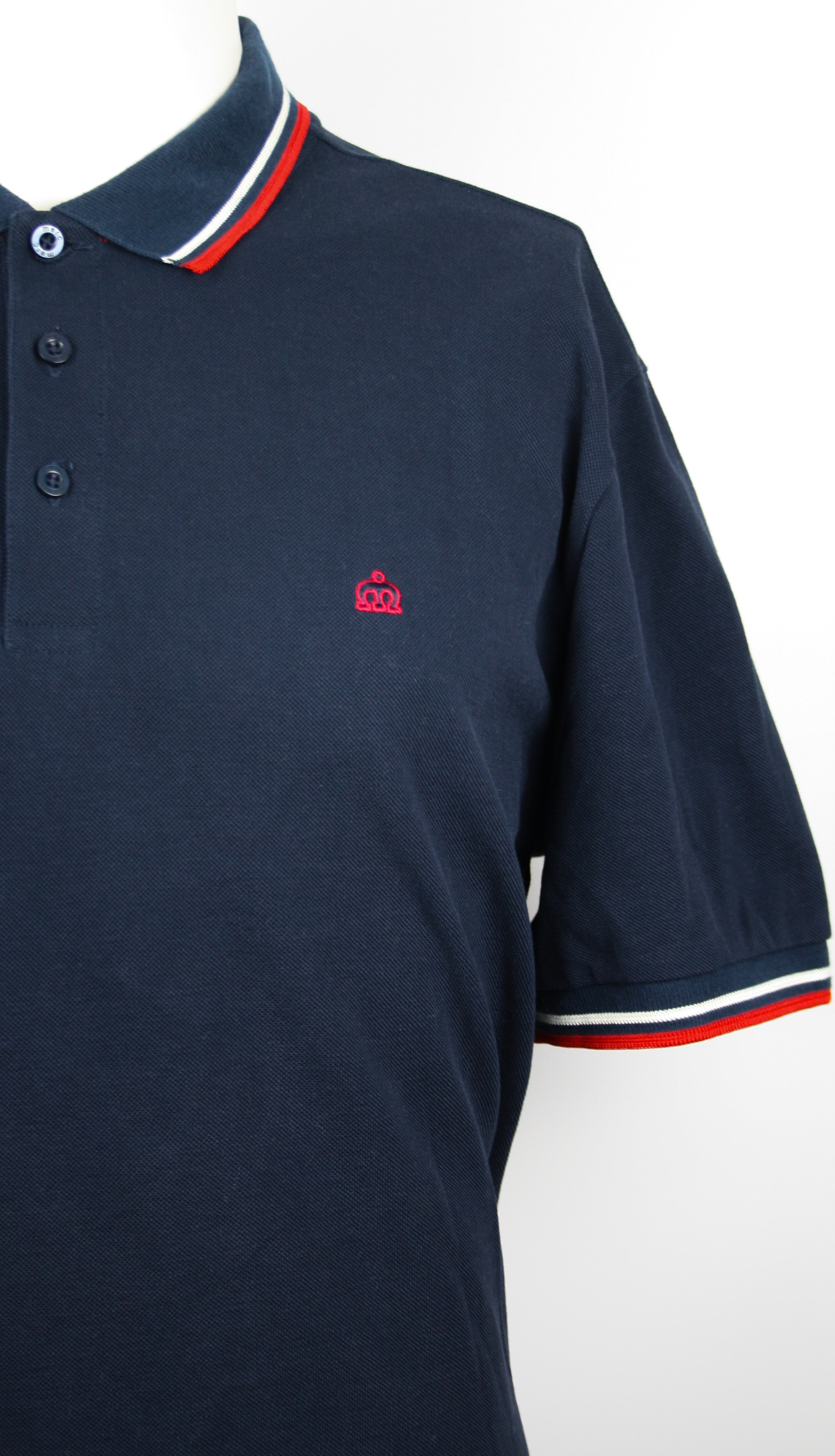 Merc Polo Navy/White/Red Twin Tipped Größe S