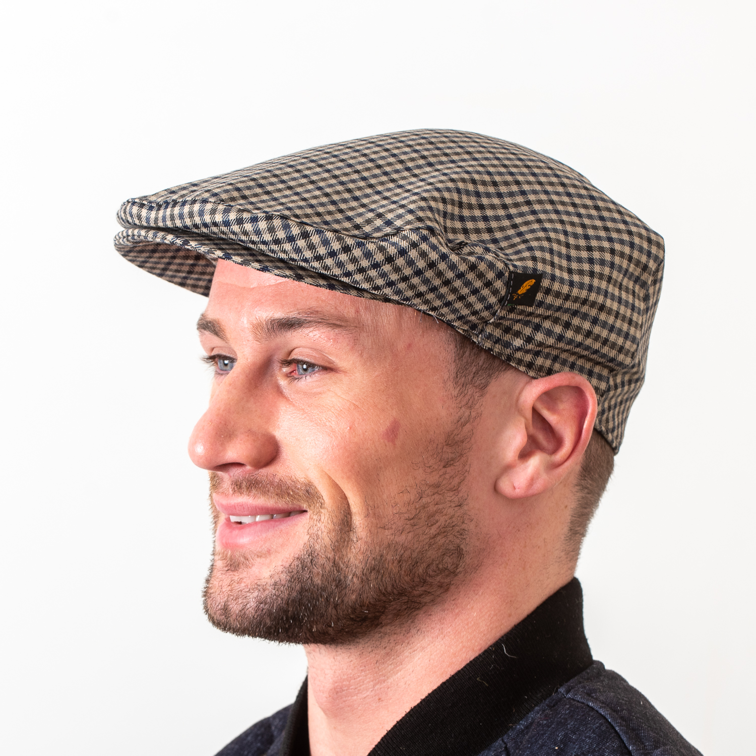 Hatman of Ireland Terylene Flat Cap "Blue"