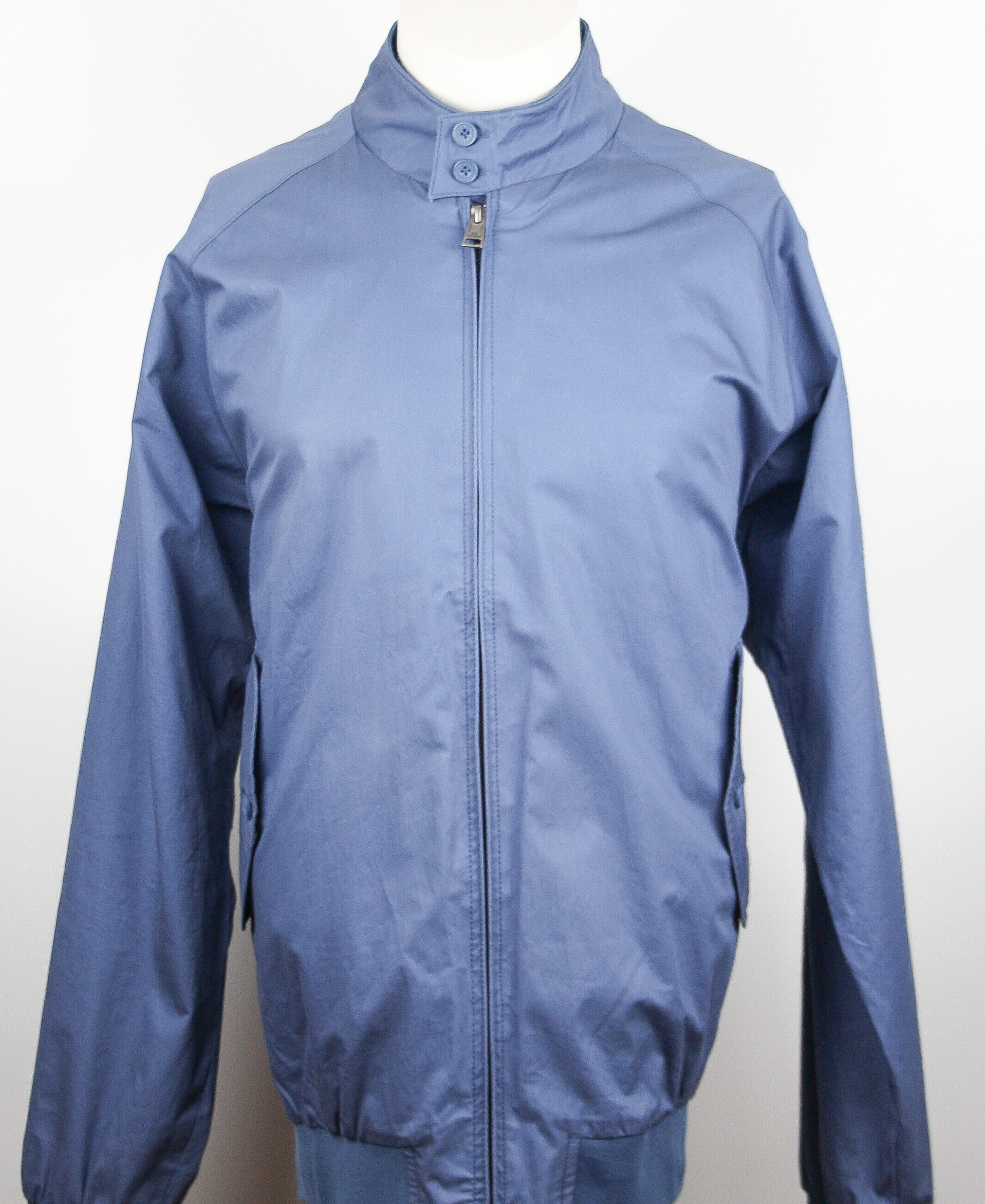 Ben Sherman Longtail Mod Harrington Jacket Washed Blue *The Original Orange Label* Größe XXL