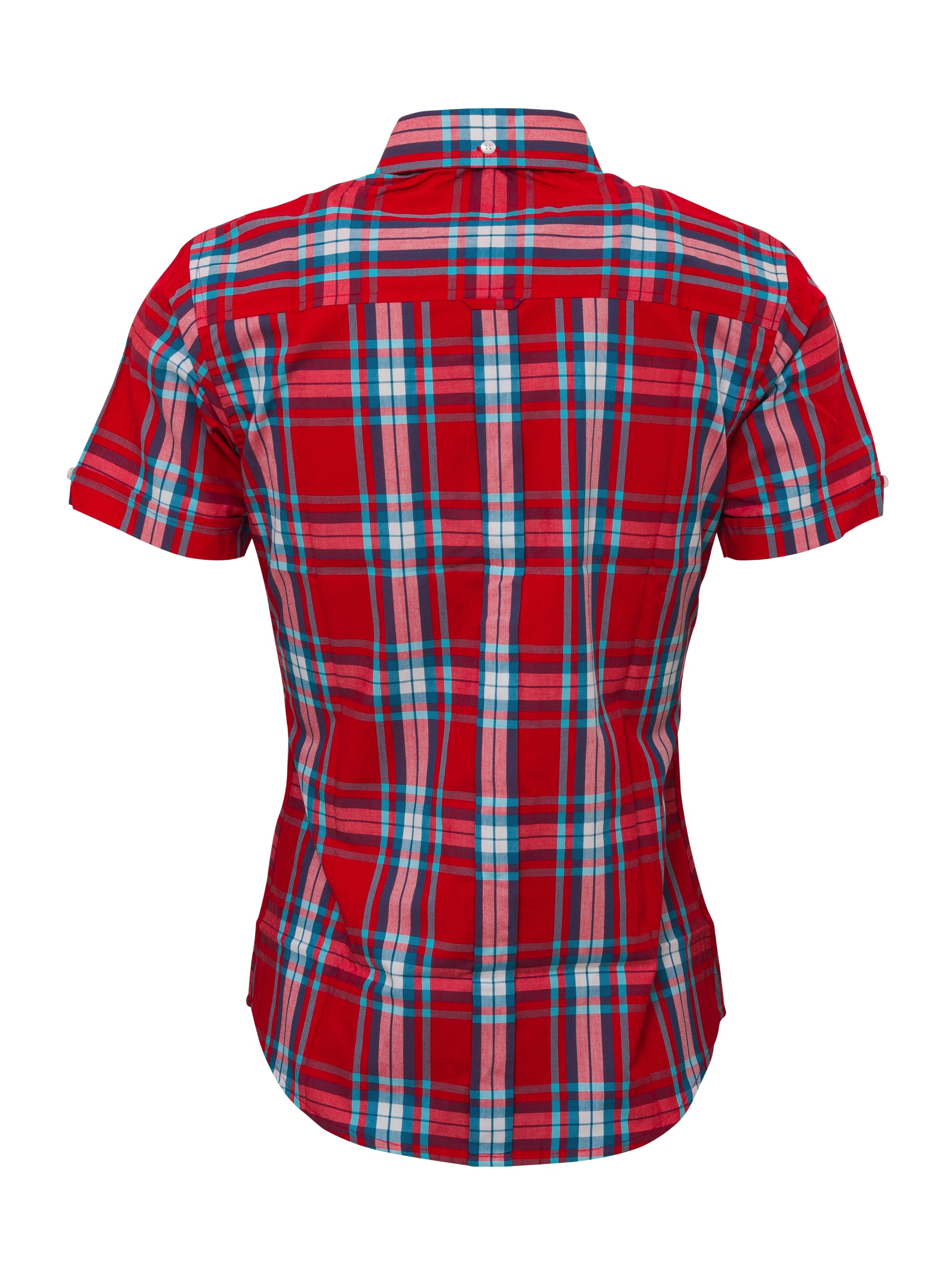 Relco London LSS49 Ladies' Shirt Red/Blue