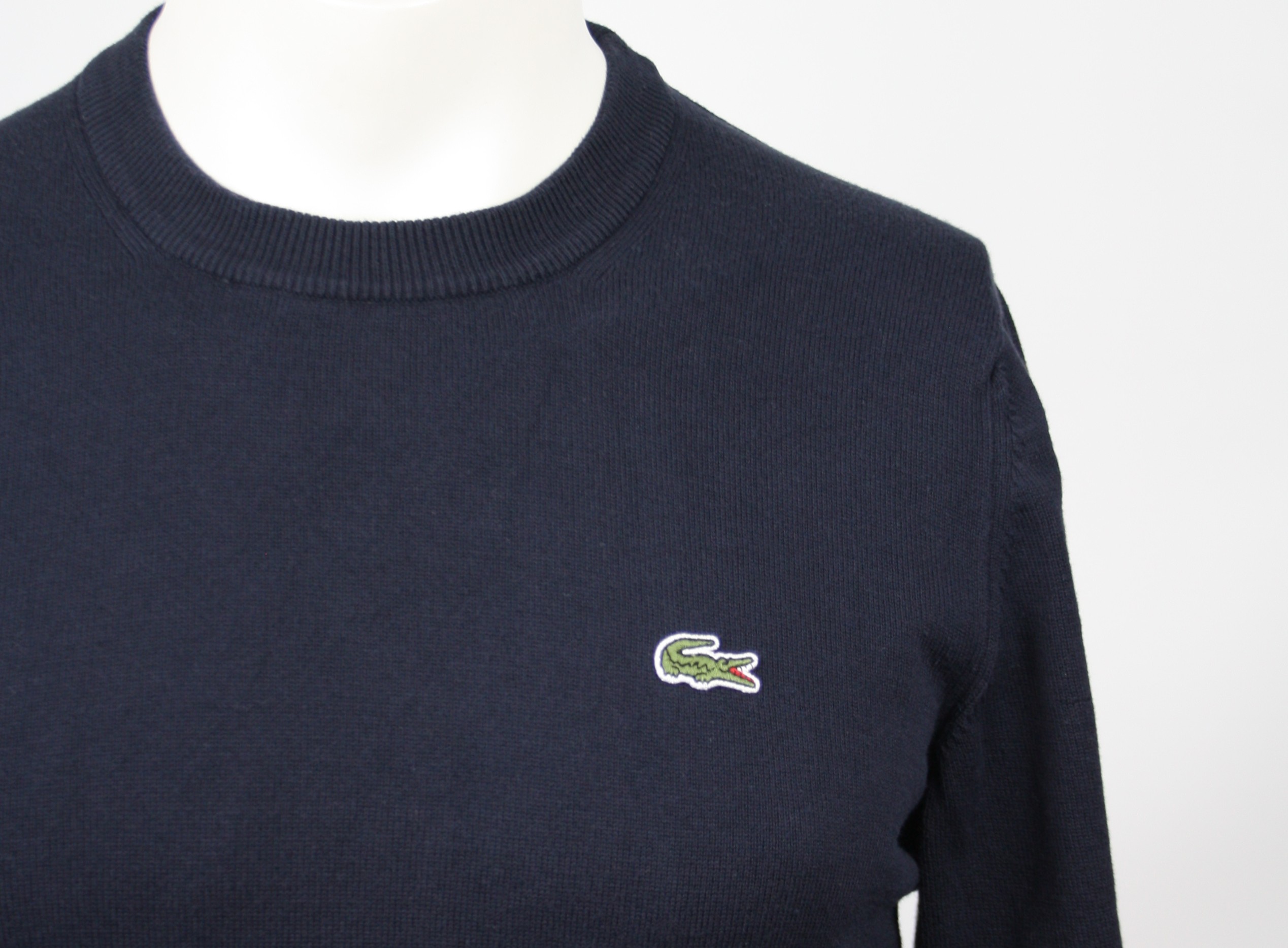 Original Lacoste Roundneck Pullover Navy Gr. 3/S