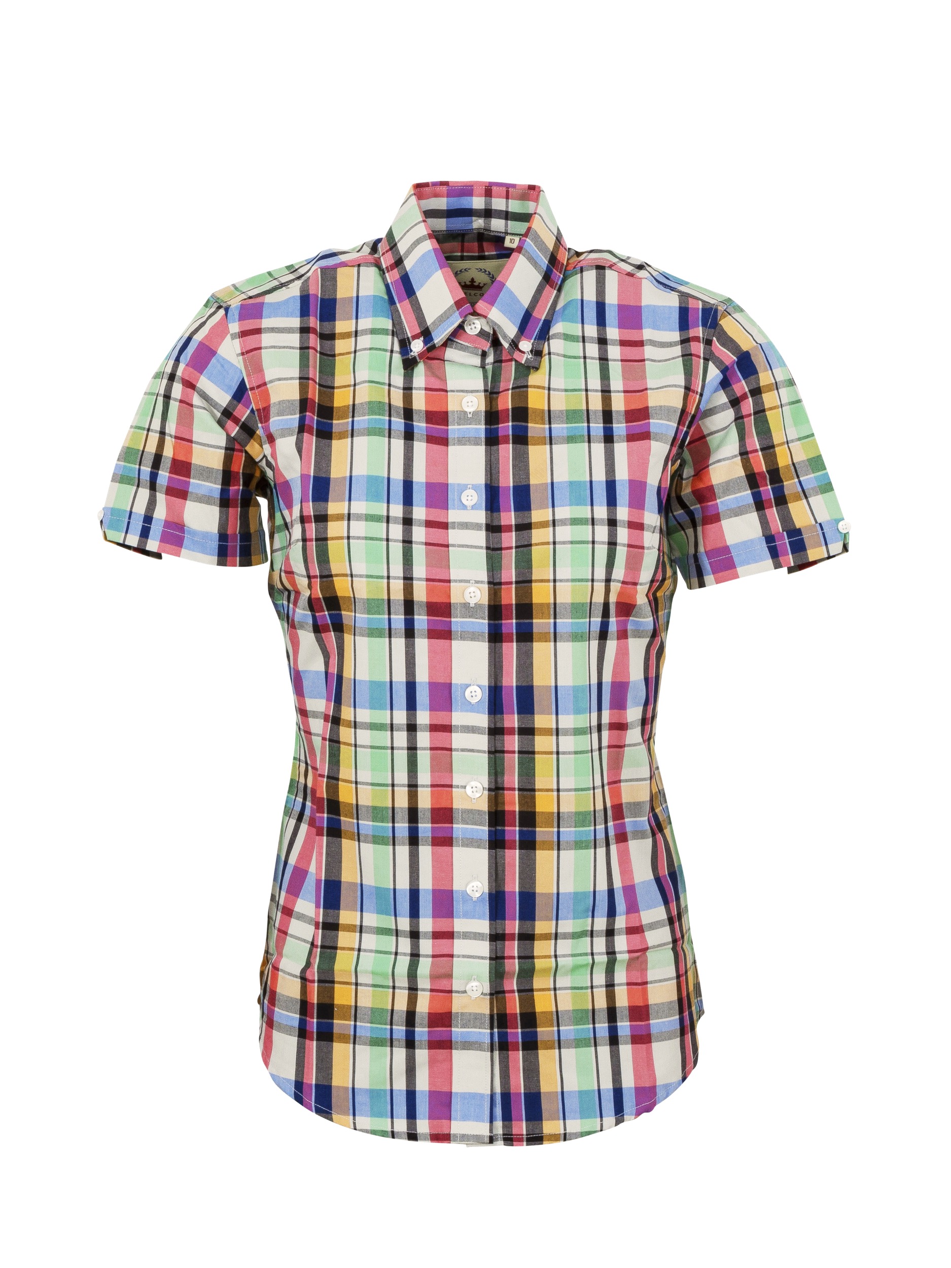 Relco London LSS61 Ladies' Shirt Multi Check