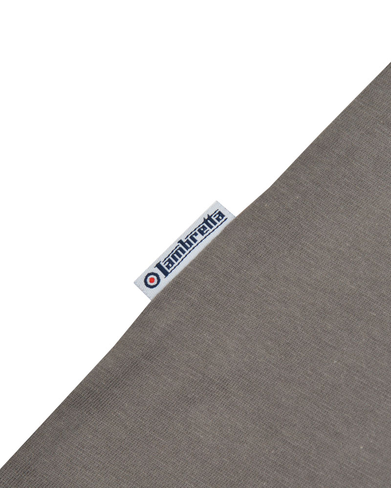 Lambretta Racing Stripe T-Shirt Granite