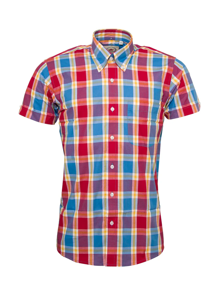 Relco London CK73 Red/Blue big checks