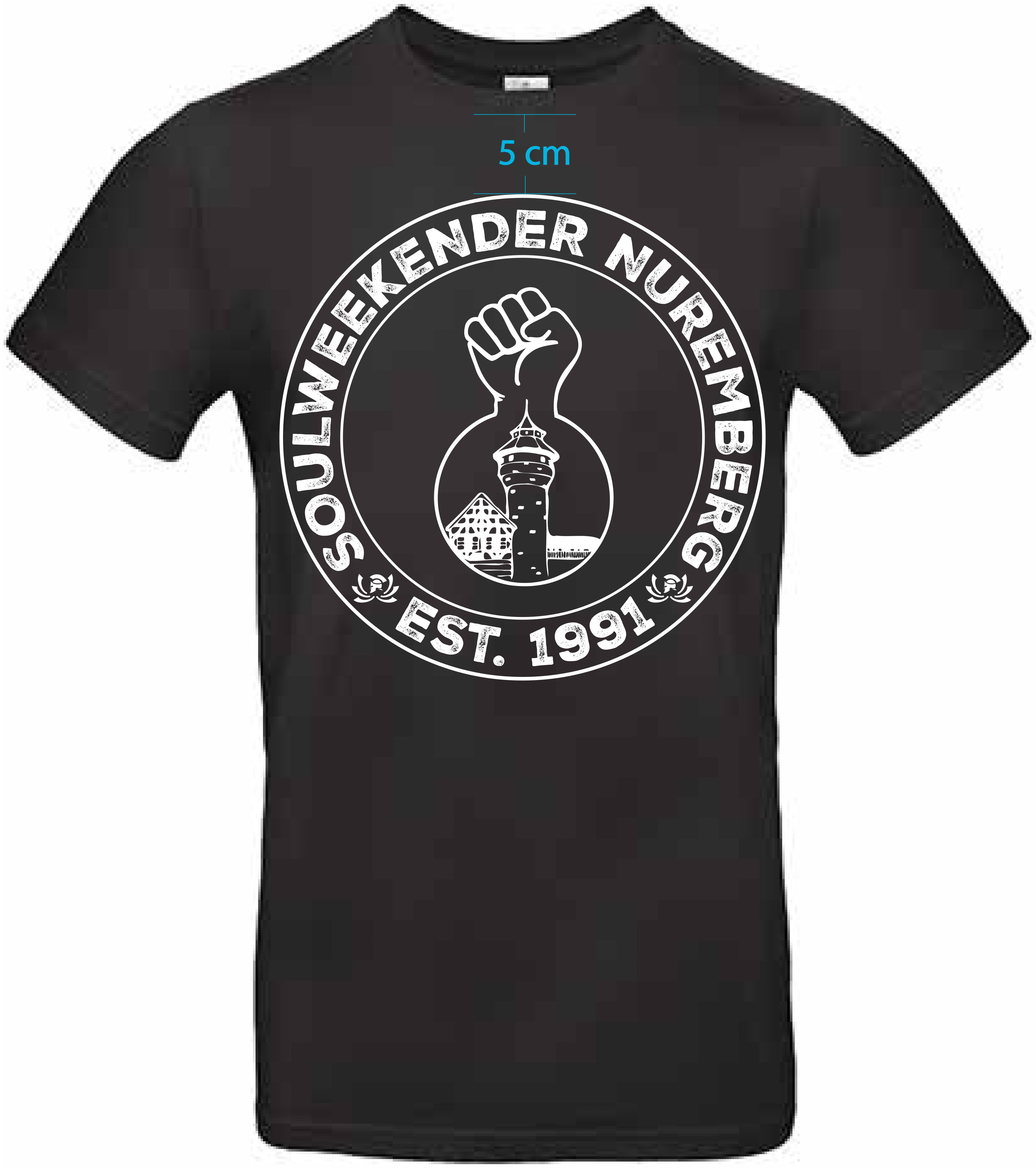 Official Limited Soulweekender Nuremberg Est. 1991 T-Shirt Black Unisex