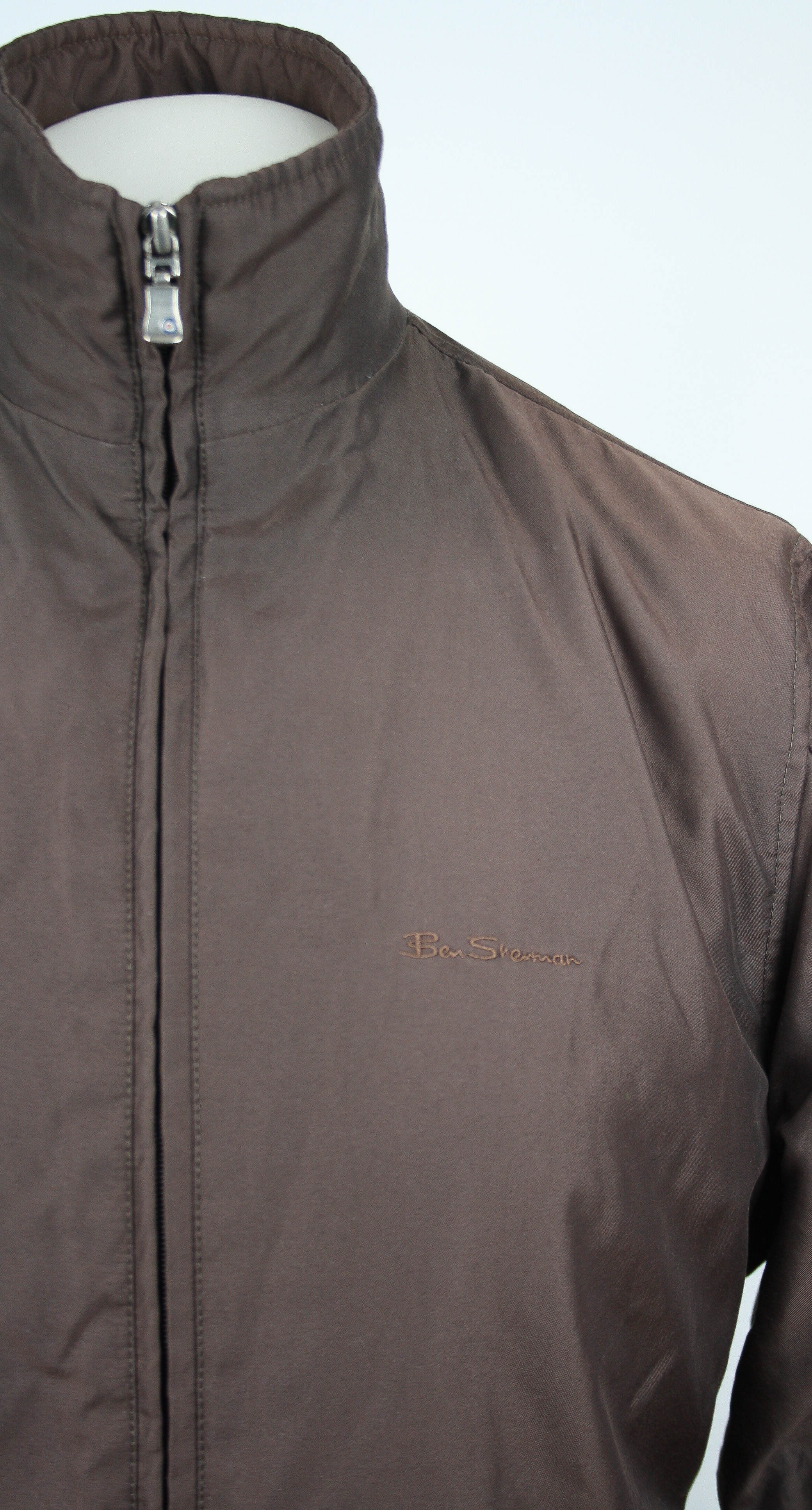 Ben Sherman Vintage Mod Blouson Shiny Brown Größe S