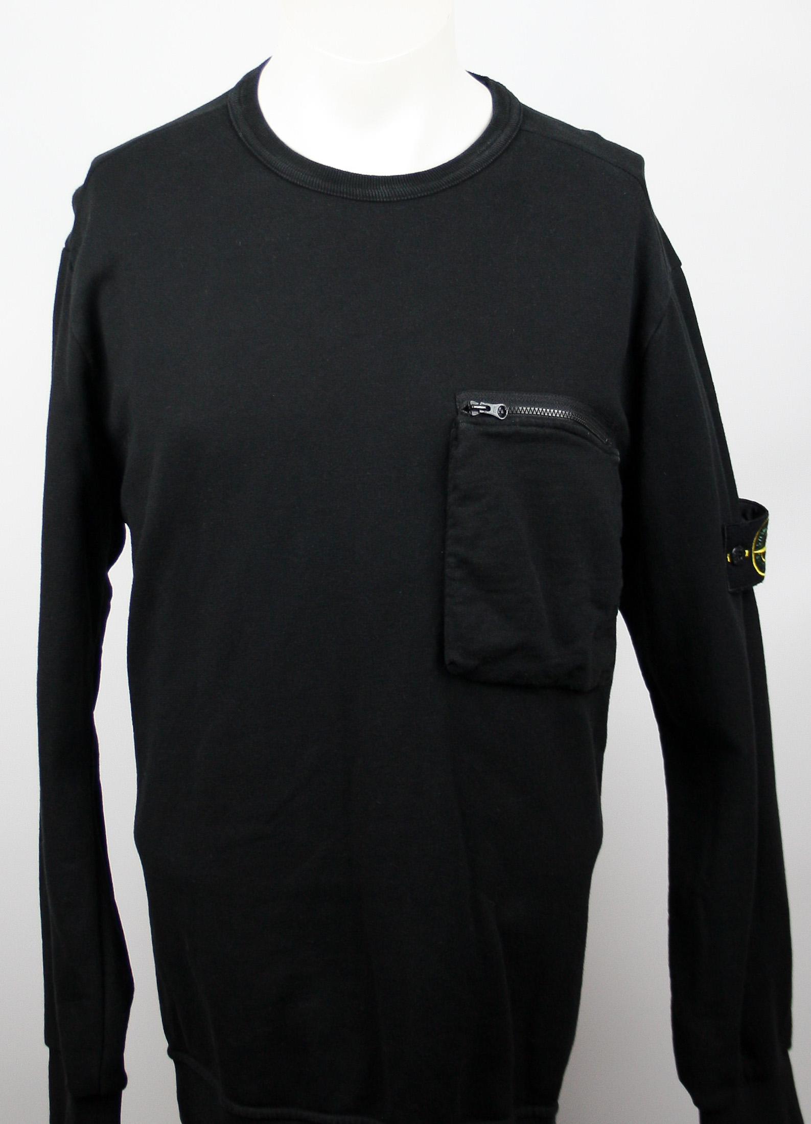 Stone Island Longsleeve Sweatshirt Black Größe XXL