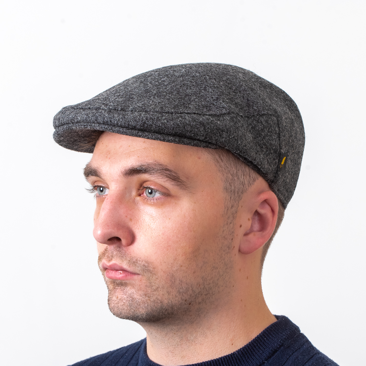 Hatman of Ireland *Pure New Wool* Flat Cap "Clerical Grey"