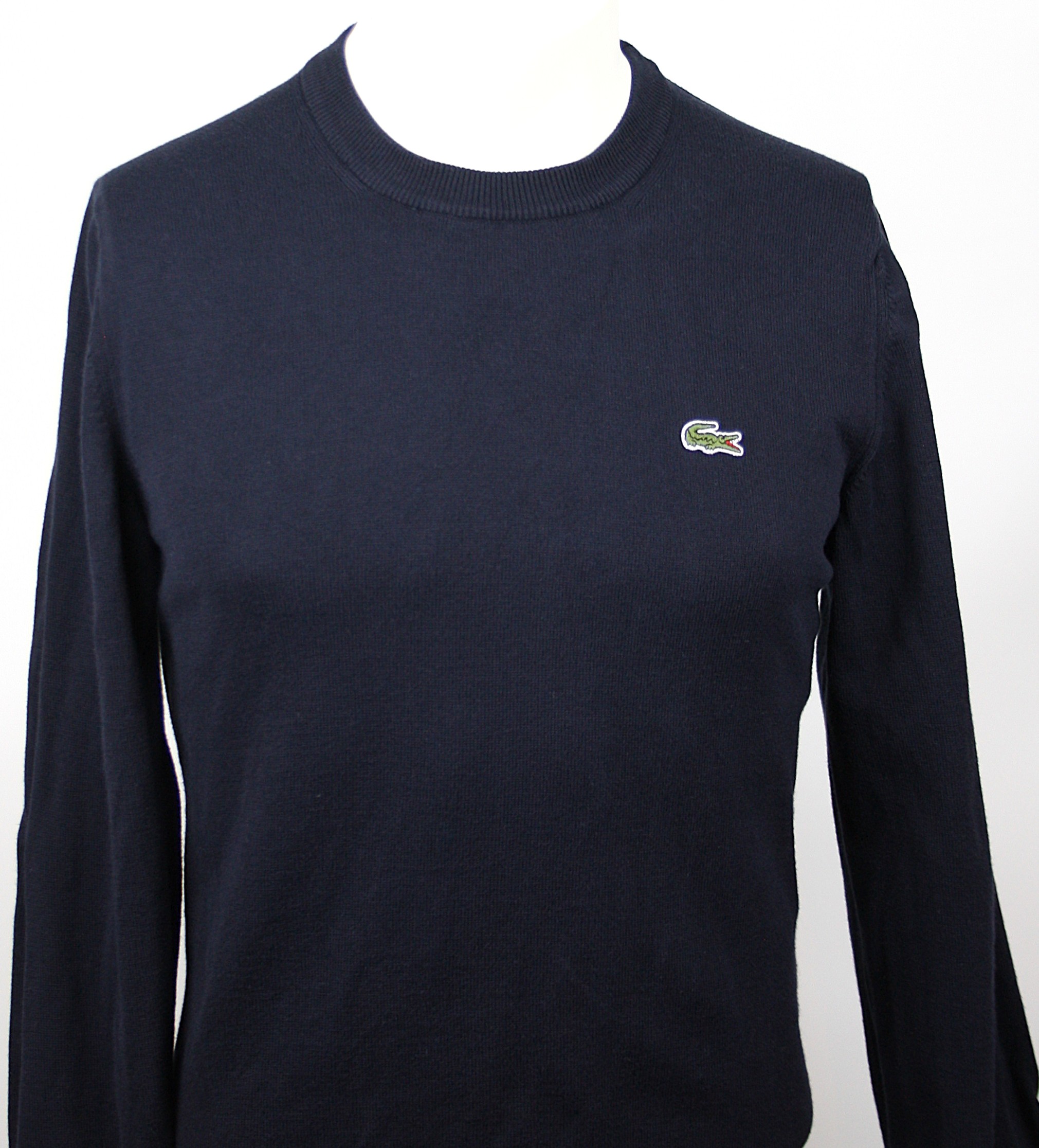 Original Lacoste Roundneck Pullover Navy Gr. 3/S