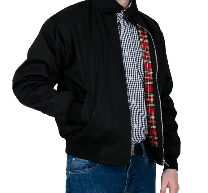 Relco London Harrington Jacket Jet Black