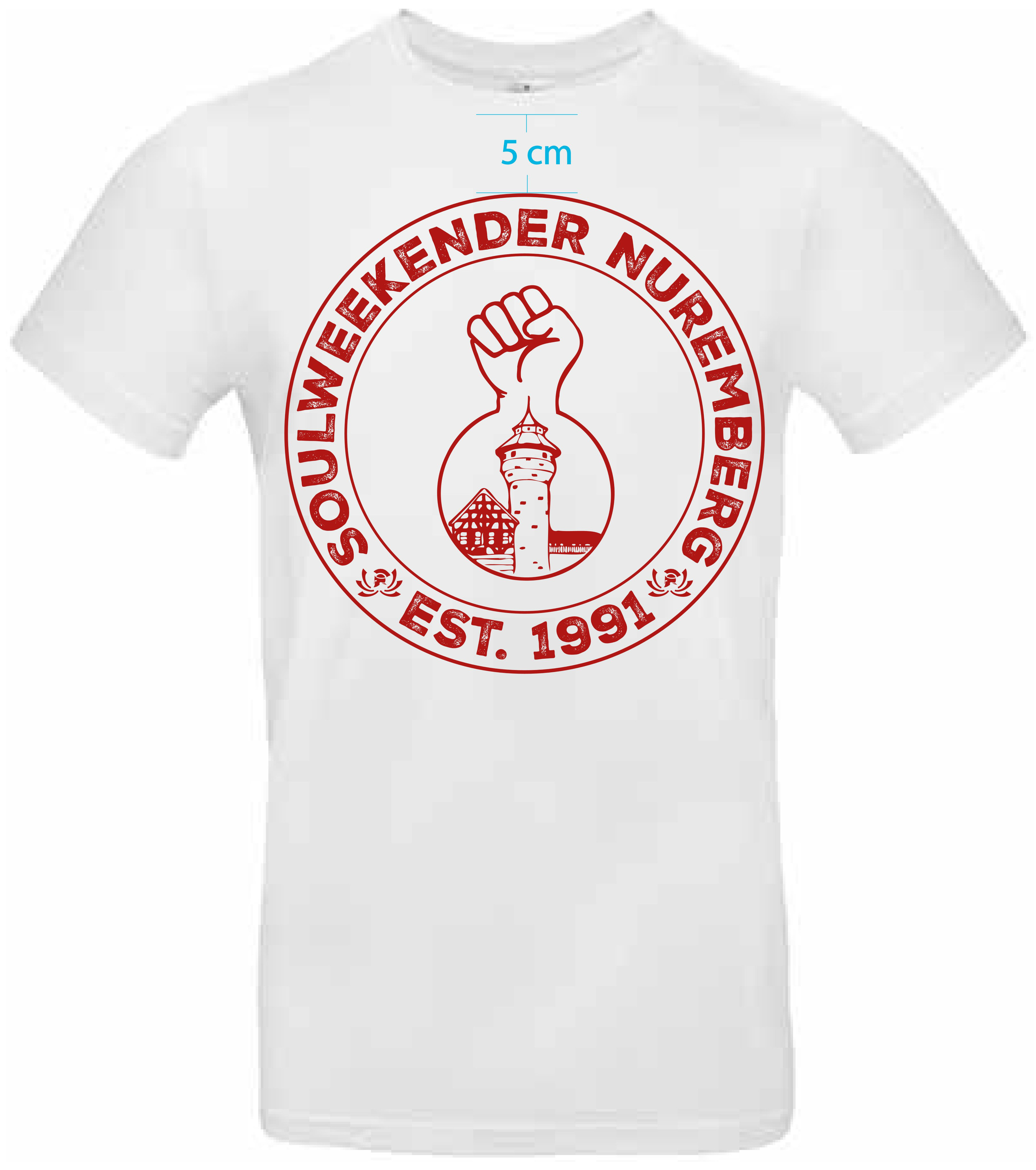 Official Limited Soulweekender Nuremberg Est. 1991 T-Shirt White Unisex