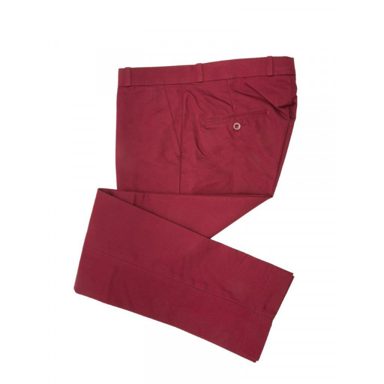 Relco London Sta Prest Trousers Burgundy Größe W38/L32